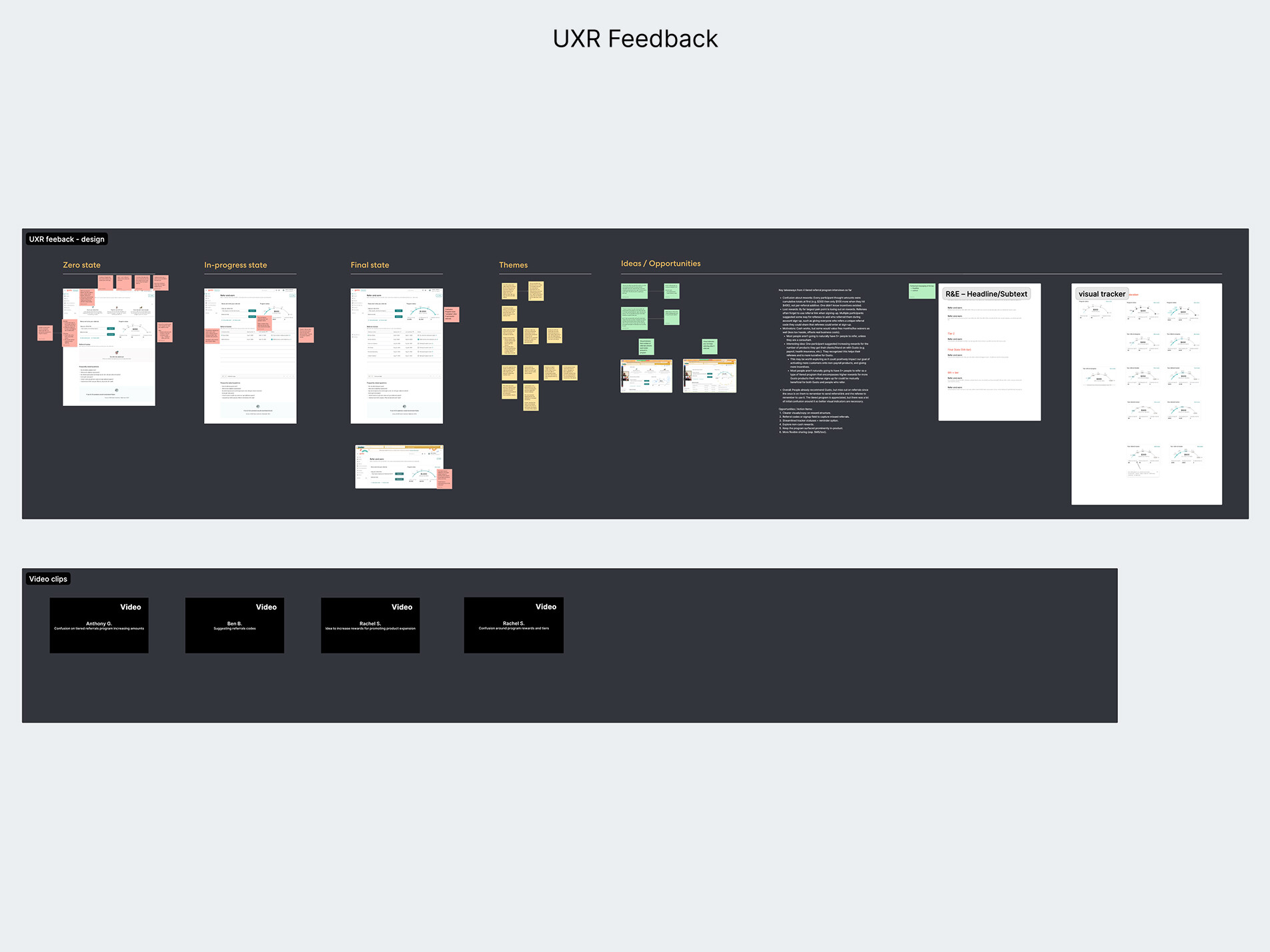 UXR Feedback