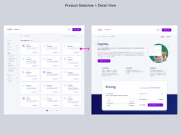 Product Selection + Detail View