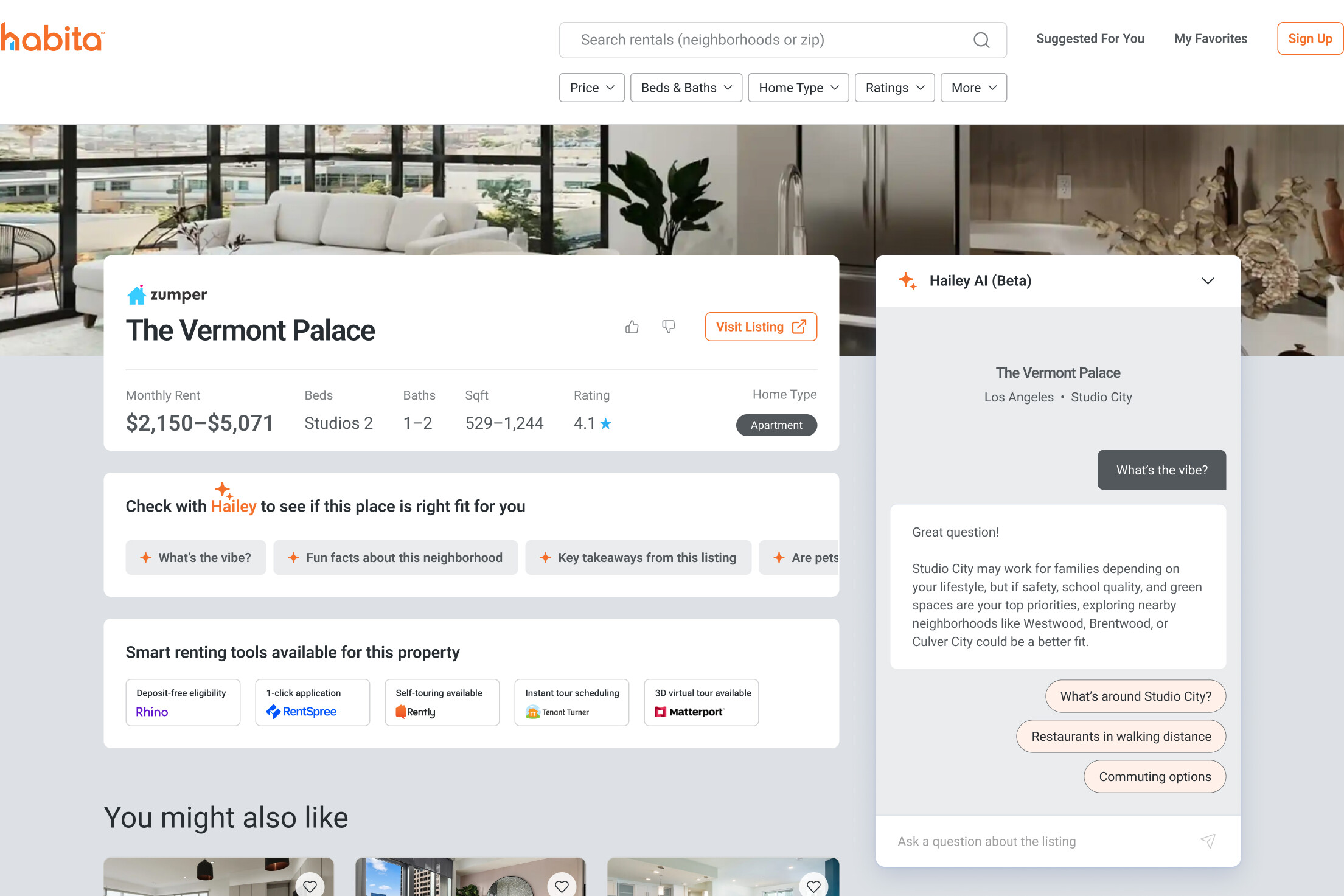 AI-Powered Listing Snapshot