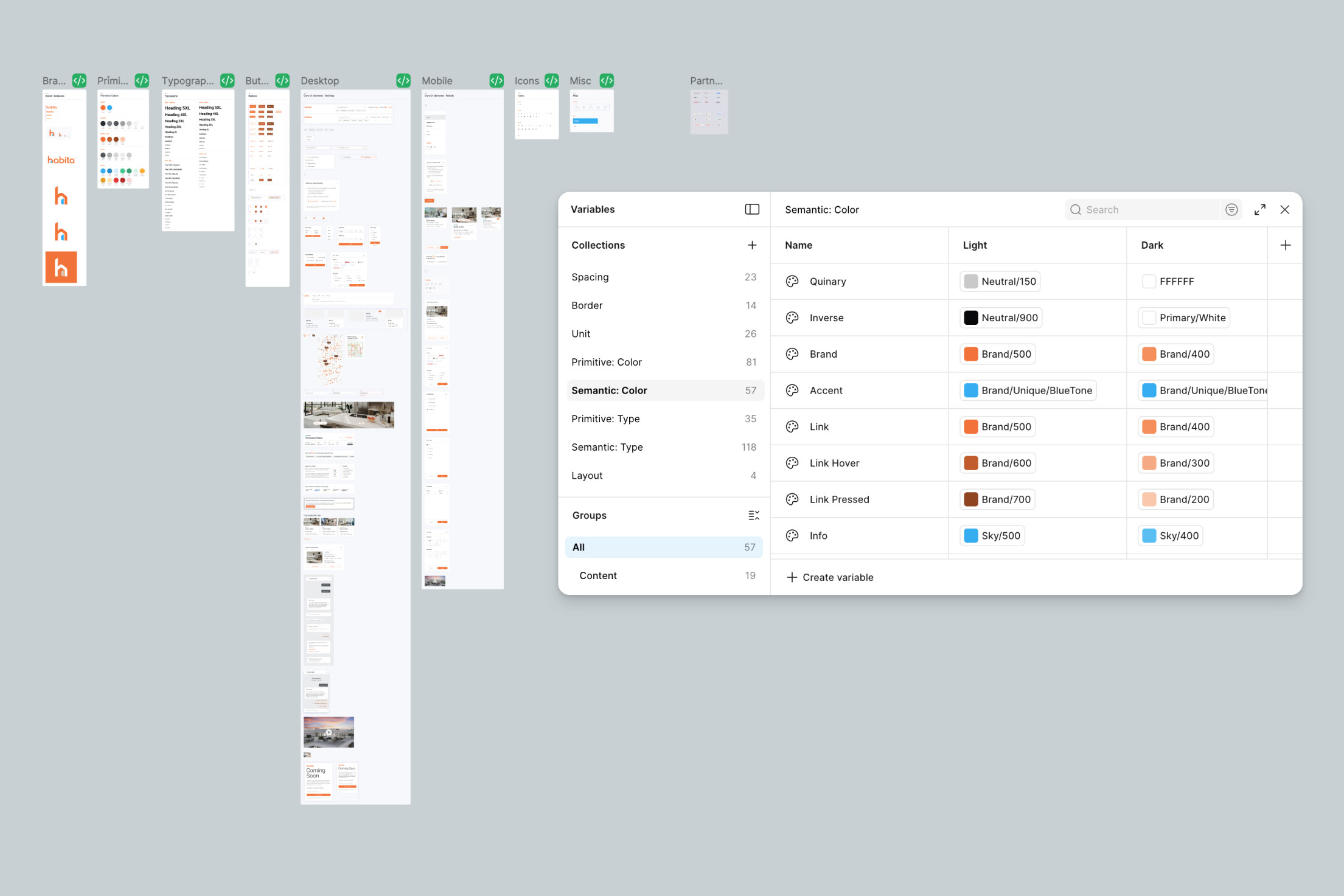 Component Library + Tokens